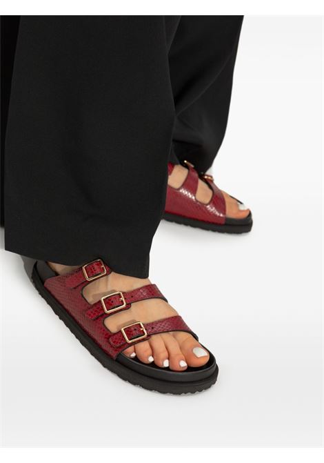 Ciabatte florida in rosso  birkenstock 1774 lunar new year collection - donna BIRKENSTOCK 1774 | 1030011RD